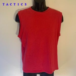 Tactics Sleeveless T Shirt Medium VINTAGE gently worn Cotton blend